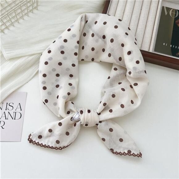 2 Pack Large Cotton Bandana Headband Css007 - Polka Dot - Picture 5 of 7